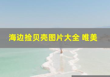 海边捡贝壳图片大全 唯美